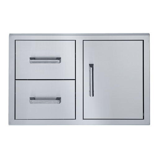 Broilmaster Single Door Broilmaster Single Door with Double Drawer, 34-in. W x 22-in. H - BSAW3422SD