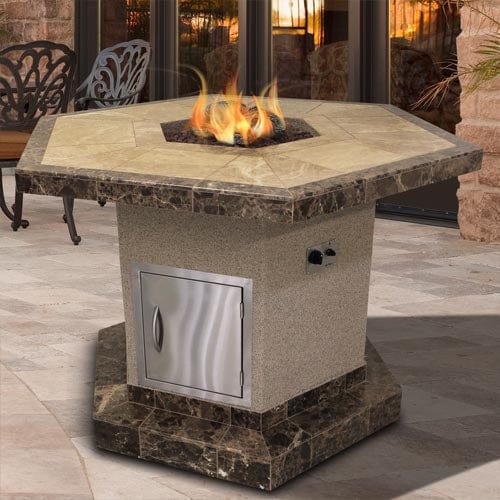 Cal Flame Firepits CalFlame - Firepits FPT - H1050T - Natural Stone