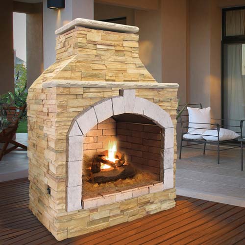 Cal Flame Fireplaces CalFlame - Fireplaces FRP909-2 -Proceine Tile