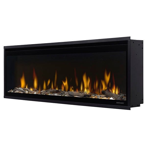 Dimplex Built In Linear Fireplace Ignite Evolve 50" - 100" Built-in Linear Electric Fireplace(Includes  frosted tumbled glass and lifelike driftwood) by Dimplex