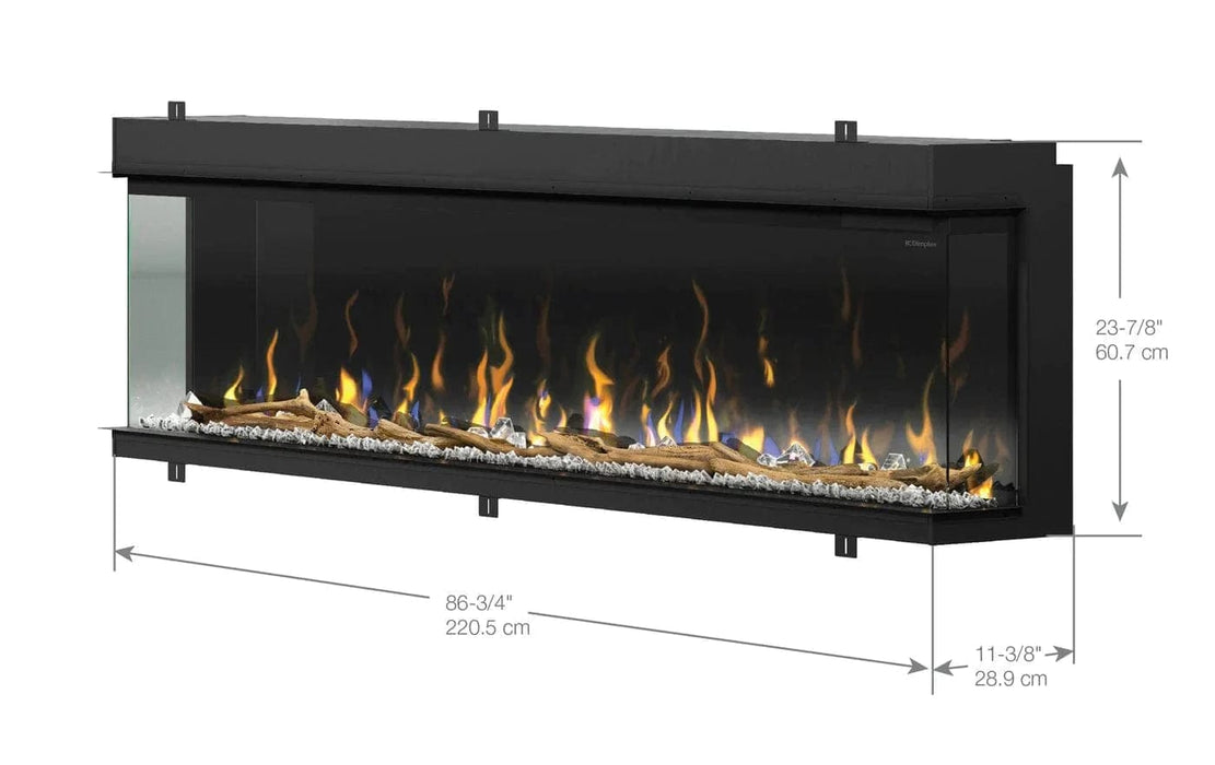 Dimplex Electric Fireplace 88" Dimplex - IgniteXL® Bold Built-in Linear Electric Fireplace