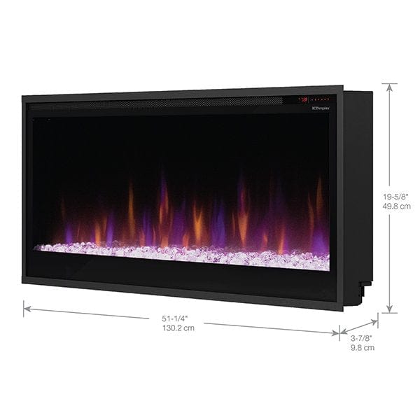 Dimplex Electric Fireplace Dimplex - 50" Multi-Fire® SL Slim Built-in Linear Electric Fireplace - X-PLF5014-XS
