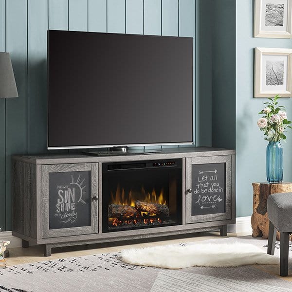 Dimplex Electric Fireplace TV Stand Dimplex - Jesse Media Console TV Stand - X-DM26-1908IM (Only TV Stand)