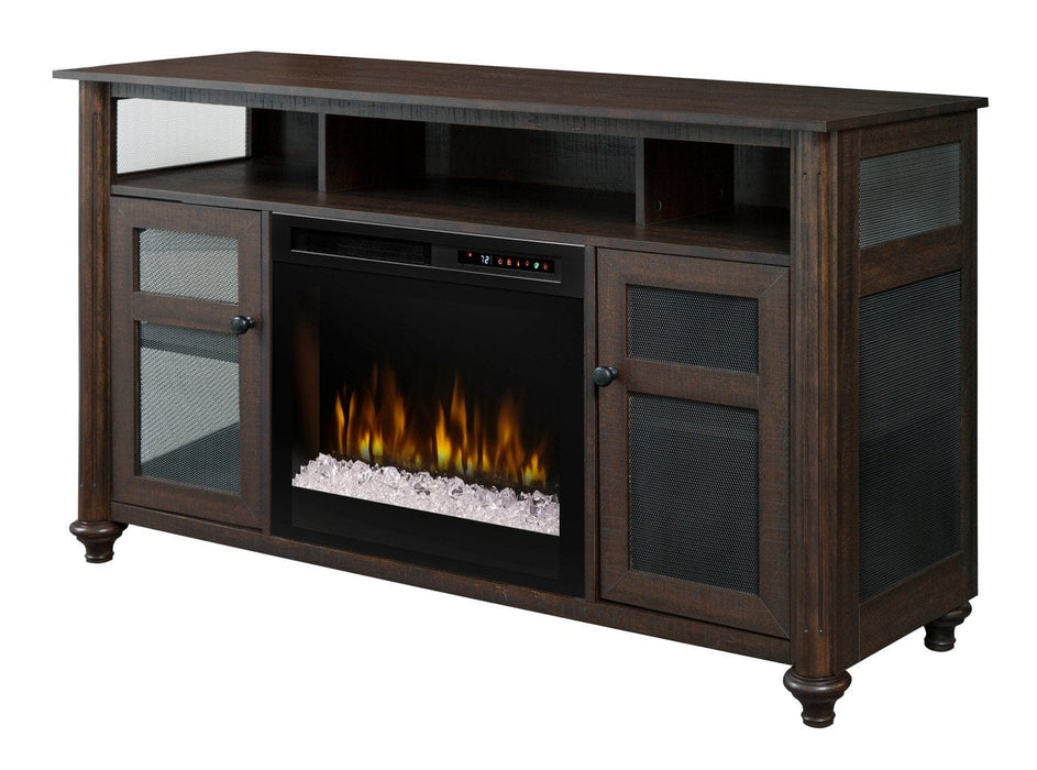 Dimplex Electric Fireplace TV Stand Dimplex - Xavier Media Console - in Grainery Brown finish - X-DM23-1904GB (Only TV Stand)