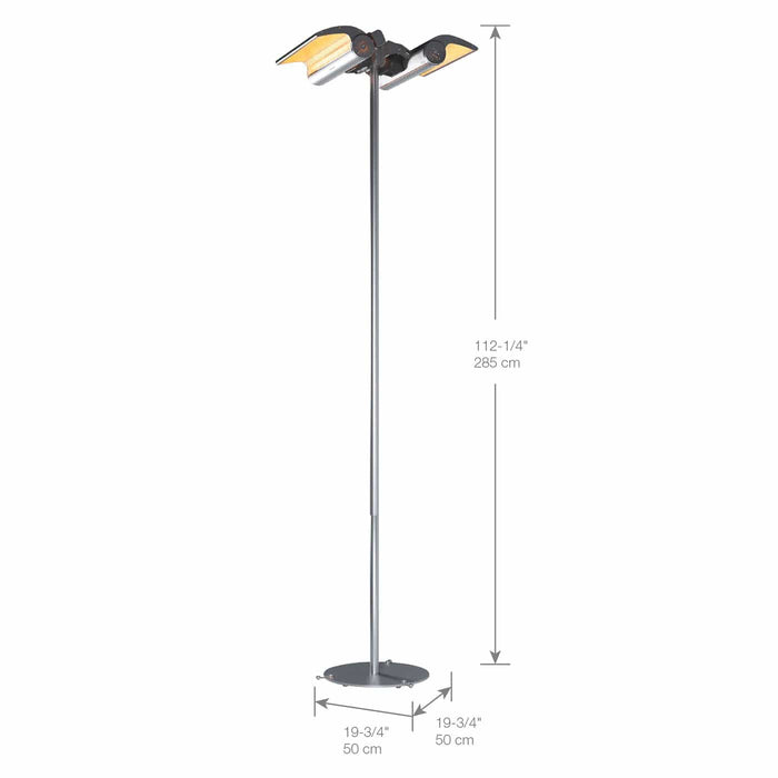 Dimplex Floor Stand Dimplex - Indoor/Outdoor Electric Infrared Heater, Permanent Location Floor Stand