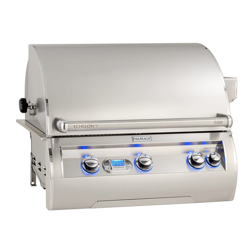 Fire Magic Built-In Grill Echelon E660i Built-In Grill With Digital Thermometer - Natural Gas / Liquid Propane - Fire Magic