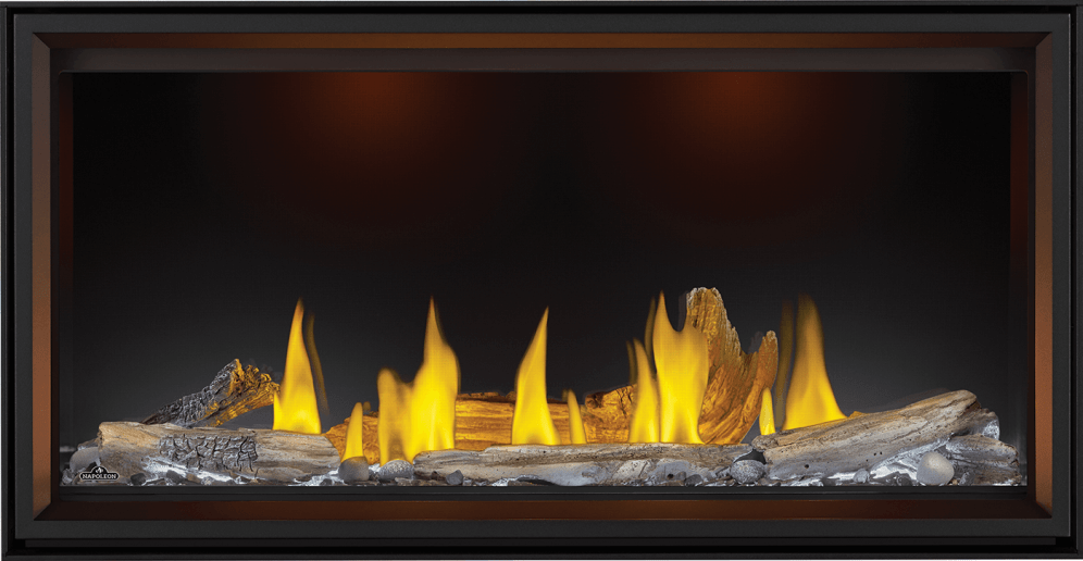 Napoleon Direct Vent Fireplace Napoleon - Tall Linear Vector Direct Vent 50" Natural Gas Fireplace