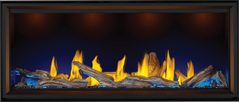 Napoleon Direct Vent Fireplace Tall Linear Vector Direct Vent 62" Natural Gas Fireplace by Napoleon