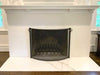 Pilgrim Fireplace Screens Pilgrim - Bowed Craftsman- Vintage Iron Heavy bar stock & distinctive details. 6.5” Depth.