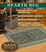 Pilgrim Rugs Eastly Leaf PG 19630 with non-slip back, 27” x 46” by Pilgrim