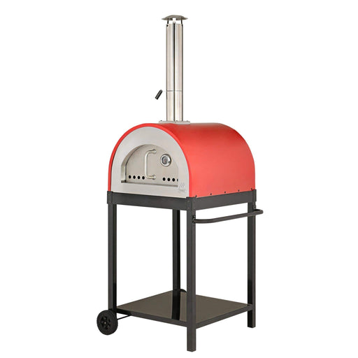WPPO Wood Fired Oven WPPO - Traditional 25” Eco wood fire oven / pizza oven - Black/Red - WKE-04-RED