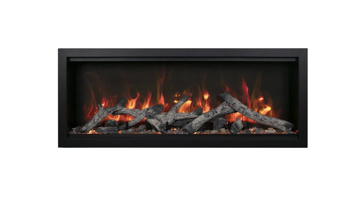Amantii Electric Fireplace Amantii Symmetry Xtra Tall Bespoke Smart Indoor / Outdoor Built In Electric Fireplace
