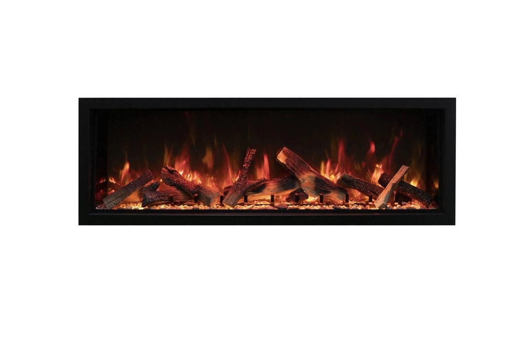 Amantii Electric Fireplace Amantii Symmetry Xtra Tall Smart Indoor / Outdoor Built In Electric Fireplace