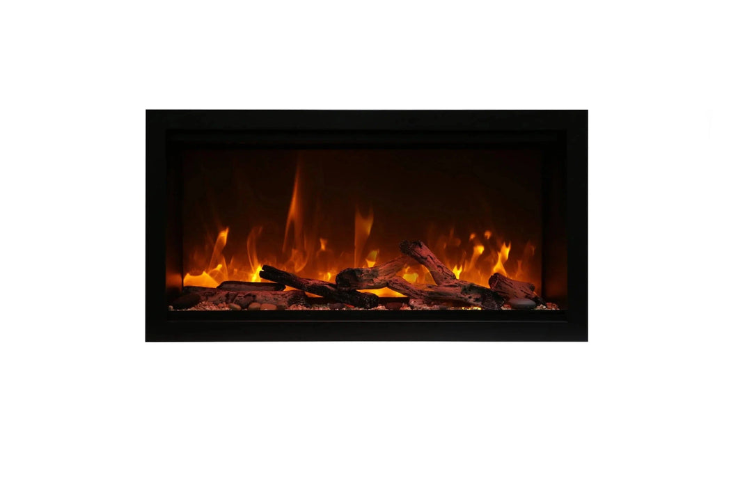 Amantii Electric Fireplace Amantii Symmetry Xtra Tall Smart Indoor / Outdoor Built In Electric Fireplace