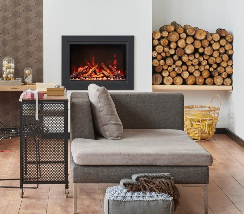 Amantii Electric Fireplace Insert Traditional Smart Indoor / Outdoor Electric Fireplace Insert by Amantii