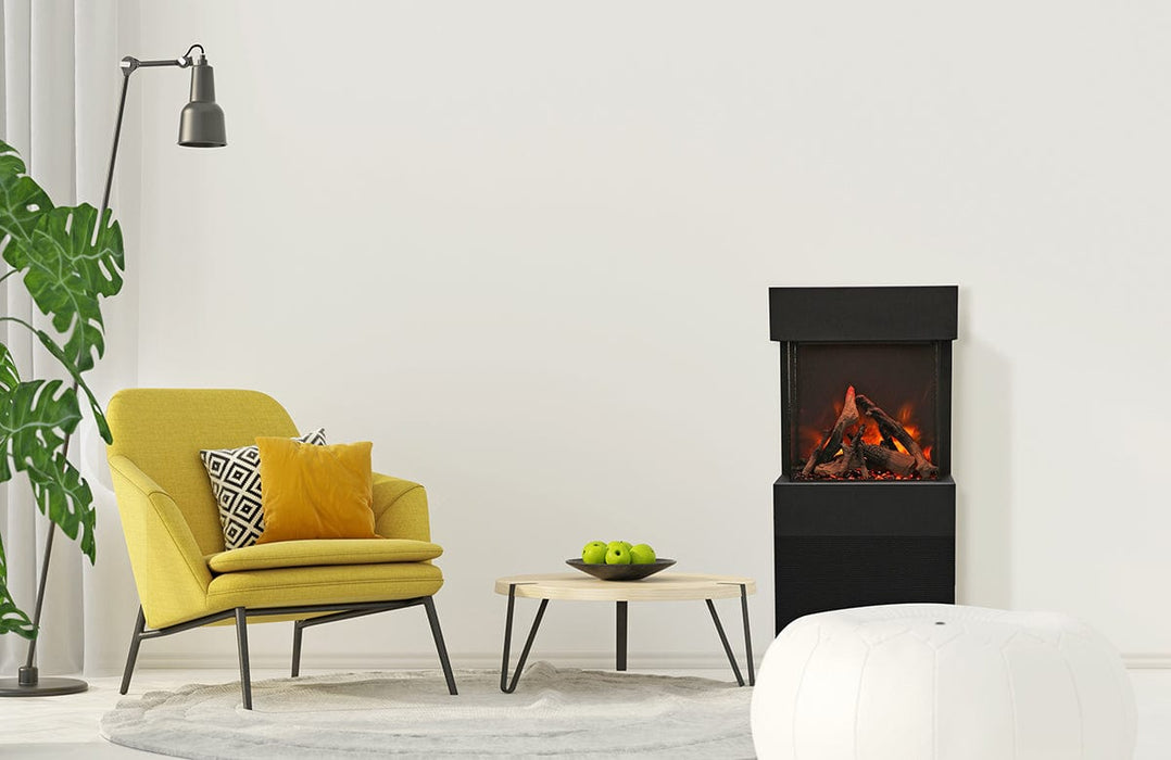 Amantii Electric Fireplace The Cube Freestanding Electric Fireplace by Amantii