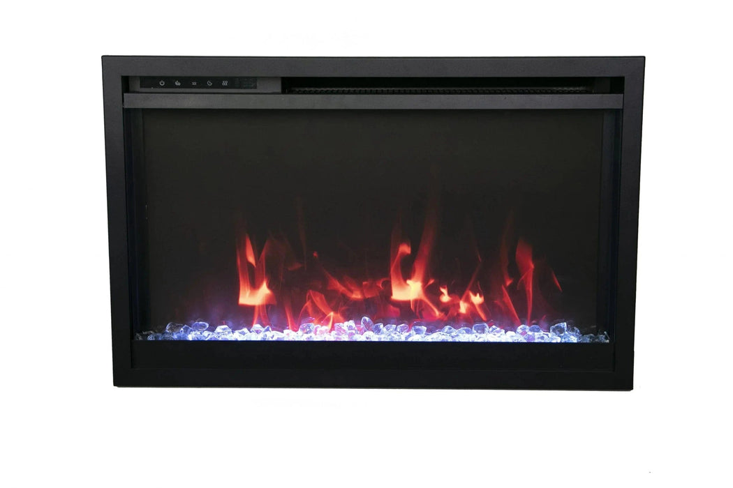 Amantii Electric Fireplace Traditional Xtra Slim Smart Built-in/Wall Mounted Electric Fireplace by Amantii