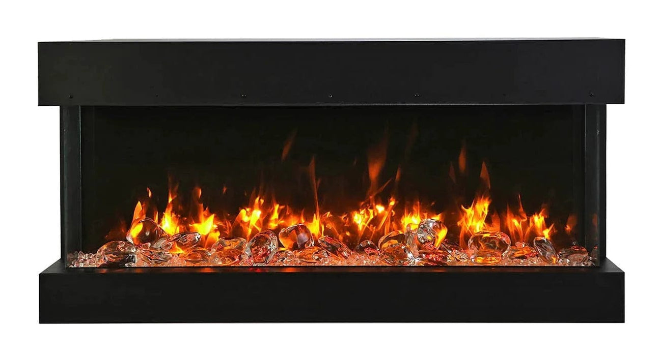Amantii Electric Fireplace True View Slim Smart Indoor / Outdoor 3 Sided Built-in Electric Fireplace by Amantii