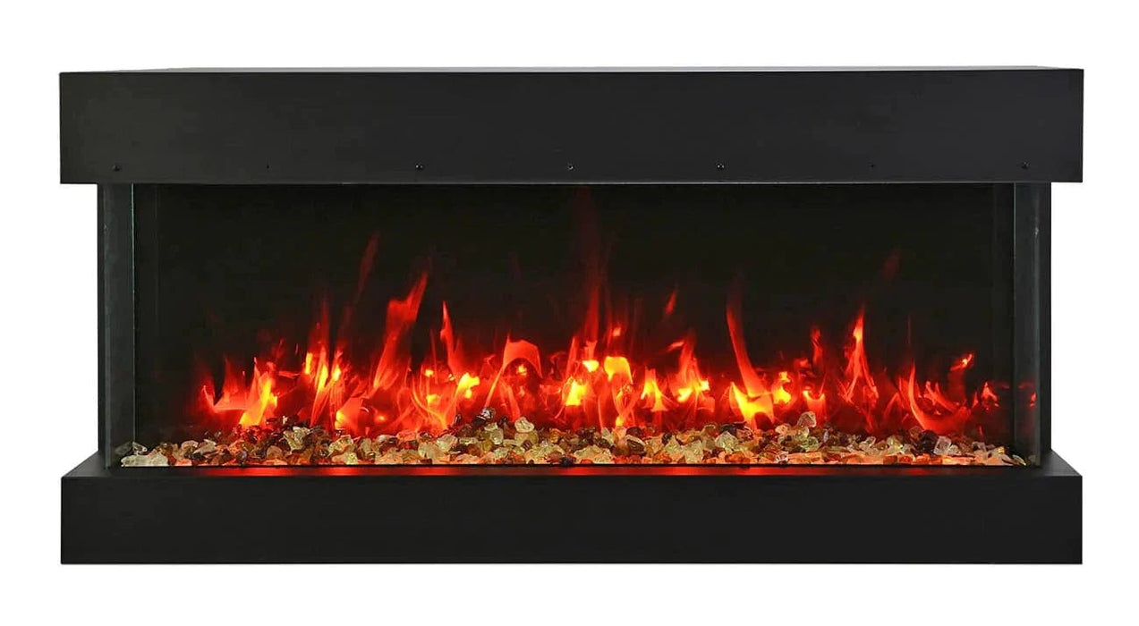 Amantii Electric Fireplace True View Slim Smart Indoor / Outdoor 3 Sided Built-in Electric Fireplace by Amantii