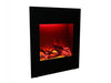 Amantii Electric Fireplace Wall Mounted or Built-in Smart Electric Fireplace - WM-BI-2428-VLR-BG by Amantii