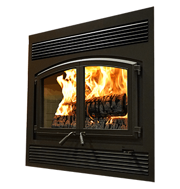 Empire Stove Wood Burning Fireplace Empire Stove - St. Clair 4300, Wood Burning Fireplace with Blower, 4.28 cu.ft., Metallic Black - WB43FP