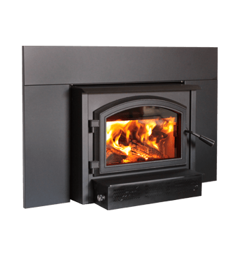 Empire Stove Wood Burning Insert Empire Stove - Archway 2300, Wood-Burning Insert with Blower, 2.4 cu.ft., Metallic Black - WB23IN