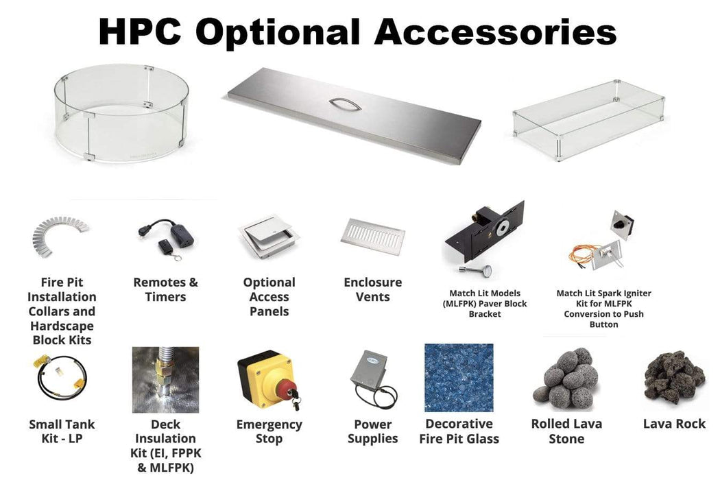 HPC Enclosure HPC Ready To Finish Kits - 60" x 24" Rectangle Enclosure H Burner