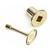 HPC Key Valve Polished Brass Flange and Key HPC Fire Pit Flanges & Key Kits