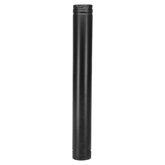 Majestic 3" Pellet Vent Pro Components Majestic - 24" Straight Length Pipe (black)-DV-3PVP-24B