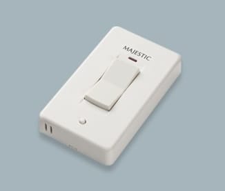 Majestic Accessories Majestic - IntelliFire Touch white wireless wall switch (on/off, cold climate, battery strength indicator)-IFT-RC150