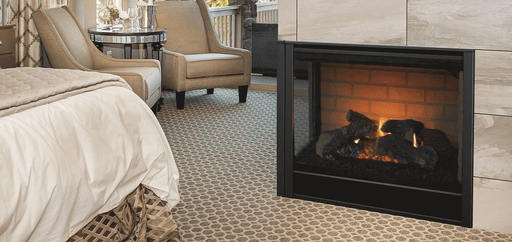 Majestic Direct-Vent Fireplace Majestic - 36" Left Corner Direct Vent Multi Side Top/Rear Gas Fireplace with Intellifire Touch Ignition - Natural Gas-LCOR-DV36IN