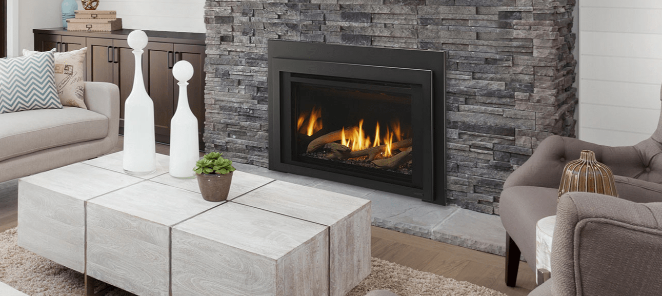 Majestic Direct Vent Gas Fireplace Majestic - Ruby large 35" direct vent gas insert with intellifire touch ignition system-RUBY35IN