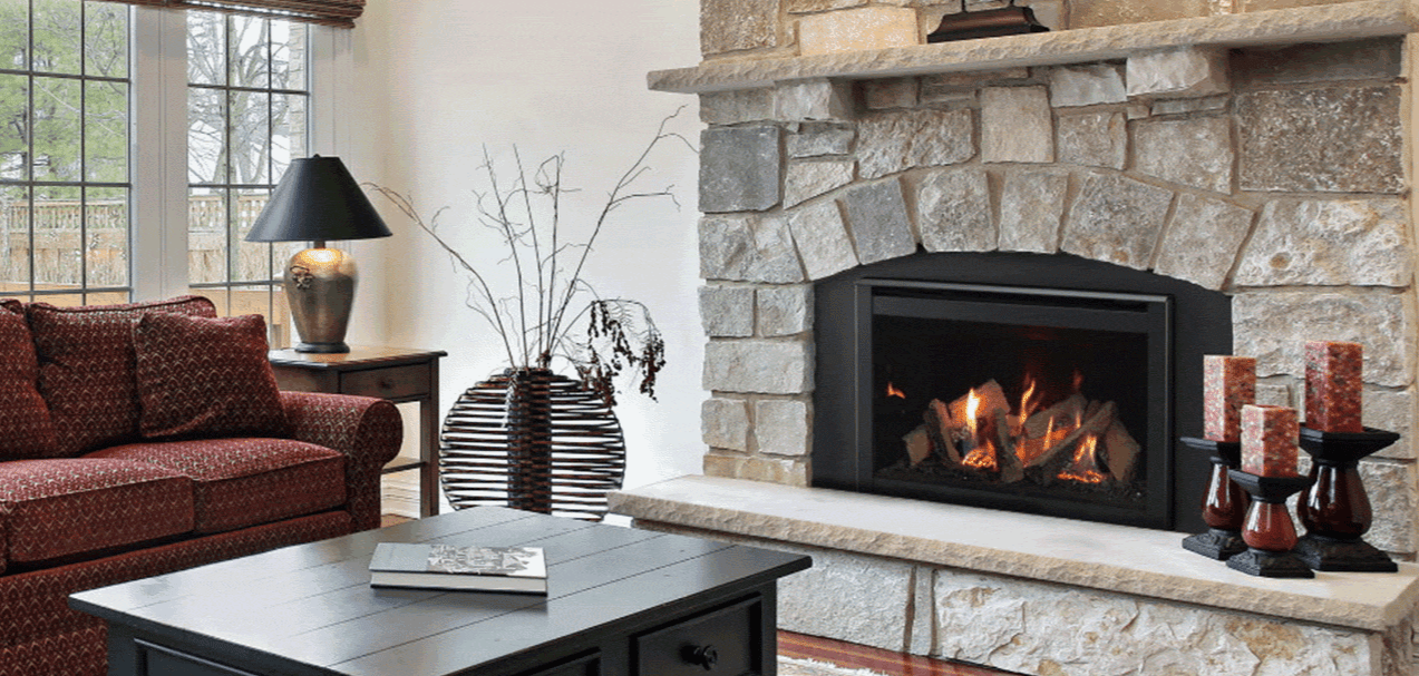 Majestic Direct Vent Gas Fireplace Majestic - Ruby small 25" direct vent gas insert with intellifire touch ignition system-RUBY25IL
