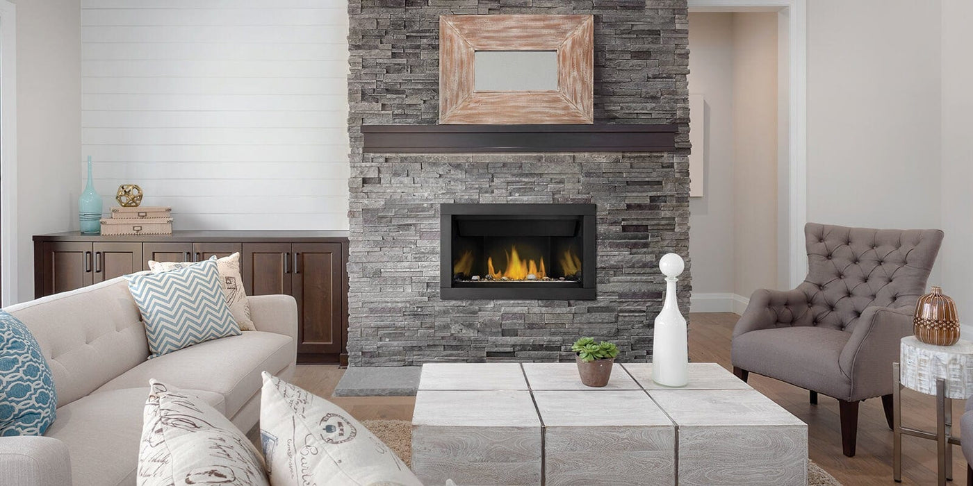 Napoleon Direct Vent Fireplace Napoleon Ascent™ 46 Linear Series Gas Fireplace - Direct Vent, Electronic Ignition - Natural Gas / Liquid Propane