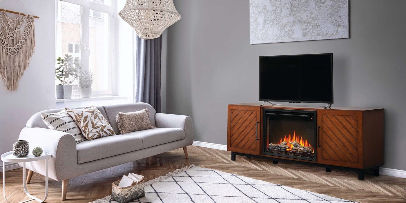 Napoleon Electric Fireplace TV Stand Napoleon Essential™ Series - The Hayworth Electric Mantel Package Electric Fireplace
