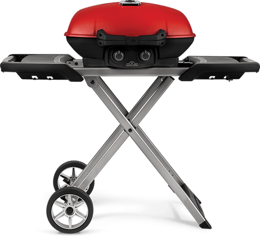 Napoleon Grills Portable Grills TravelQ™285X Red with Scissor Cart and Griddle - Propane  by Napoleon Grills