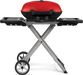 Napoleon Grills Portable Grills TravelQ™285X Red with Scissor Cart and Griddle - Propane  by Napoleon Grills