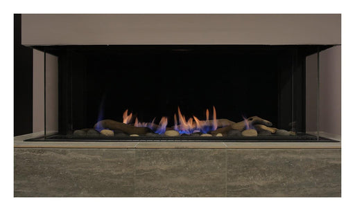 Sierra Flame Gas Fireplace Natural Gas TOSCANA-38" Peninsula Gas Fireplace by Sierra Flame