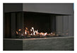 Sierra Flame Gas Fireplace Natural Gas TOSCANA-58" Peninsula Gas Fireplace by Sierra Flame