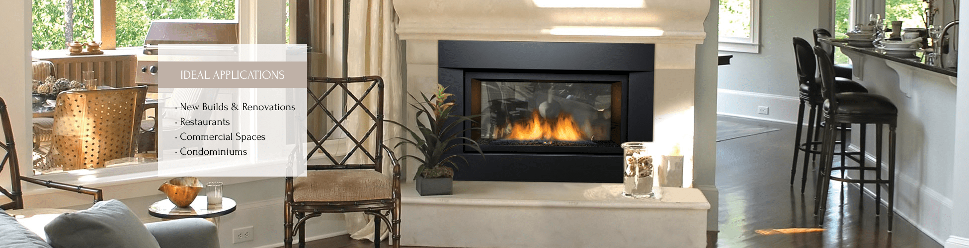 Sierra Flame Gas Fireplace Palisade 36 Gas Fireplace - NG by Sierra Flame