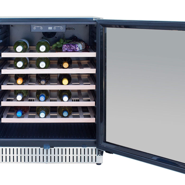 Summerset Wine cooler Summerset - Outdoor Kitchen 24" 5.3c Deluxe Rated Wine Cooler - 304 Stainless Steel