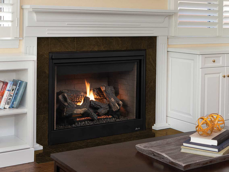 Superior Direct-Vent Fireplace Superior - DRT4045 45" Direct Vent, Electronic Ignition, Top/Rear Vent - DRT4045DEN-C