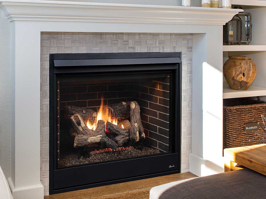 Superior Direct-Vent Fireplace Superior - DRT4240 40” Direct Vent, Electronic Ignition, Top/Rear Vent - DRT4240DEN-C