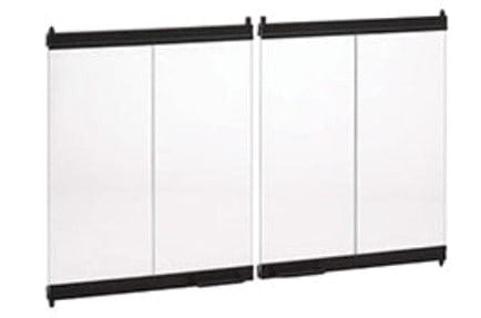 Superior Glass Door Superior - 42" Standard Bi-Fold Glass Door, Black finish - BD42
