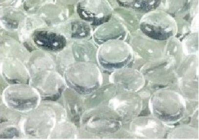 Superior Glass Media Superior - 6.0 lb. Bag Smooth Glass Pebbles - Clear - GP43C