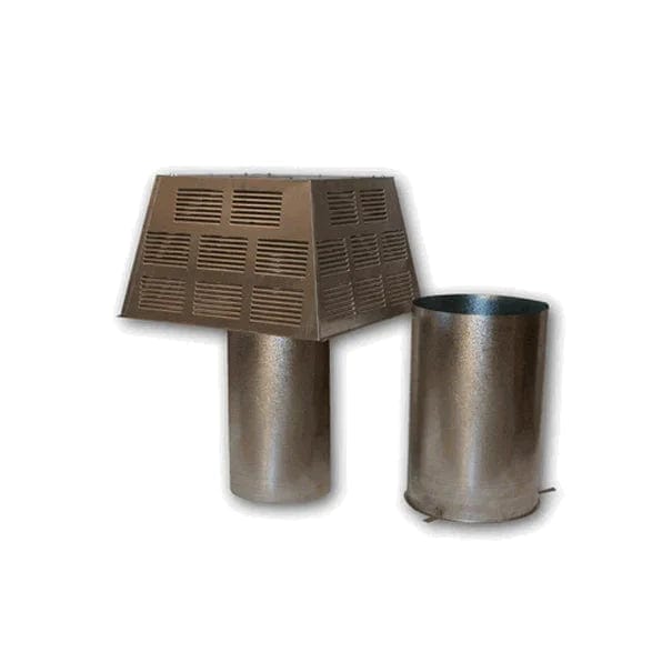Superior Wood-Burning Chimney Superior - Hi-Temp Lg Pyramid Top w/Slip Section (use with all 8" systems) - ETL-8HT