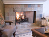 Superior Wood-Burning Fireplace Superior - WRT3538 38" Fireplace, Grey Herringbone Refractory Panels - WRT3538WH