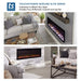 Touchstone Electric Fireplace Sideline Elite Smart 50" WiFi-Enabled Recessed Electric Fireplace (Alexa/Google Compatible) by Touchstone