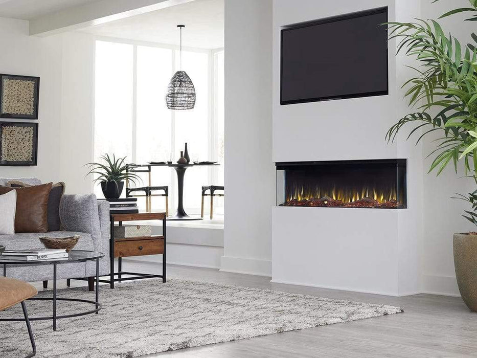 Touchstone Electric Fireplace Sideline Infinity 3 Sided 50" WiFi Enabled Recessed Electric Fireplace 80045 (Alexa/Google Compatible) by Touchstone